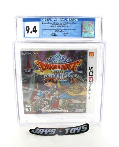 Nintendo 3DS Dragon Quest VIII Journey of the Cursed King CGC Graded 9.4 A+