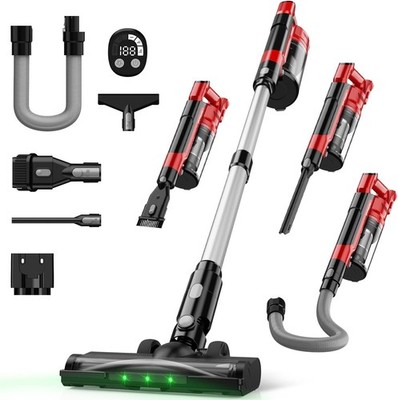 Cordless Vacuum Cleaner for Milwaukee Battery, 7-in-1 Lightweight Stick Vacuum w