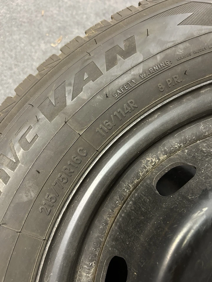 Winterräder Fiat Ducato M+S 215/75R16C Top Zustand Winter Komplett Räder - Bild 3 von 4