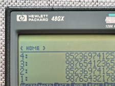 HP48GX 128 kB RAM Taschenrechner HEWLETT PACK...