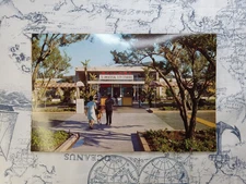 1967 Universal City Studios Hollywood CA Upper Lot Entrance Advertising Postcard