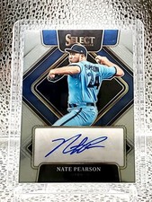 Nate Pearson 2022 Panini Select Baseball Signatures 130/199 #S-NP Blue Jays