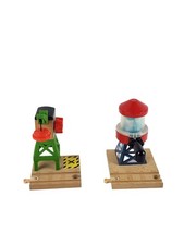 Thomas and Friends Wooden Railway Water Tower and Crane Lot Gullane