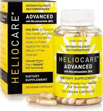 Heliocare Advanced Niacin B3 Skin Supplement 120 Vegan Capsules 500m   