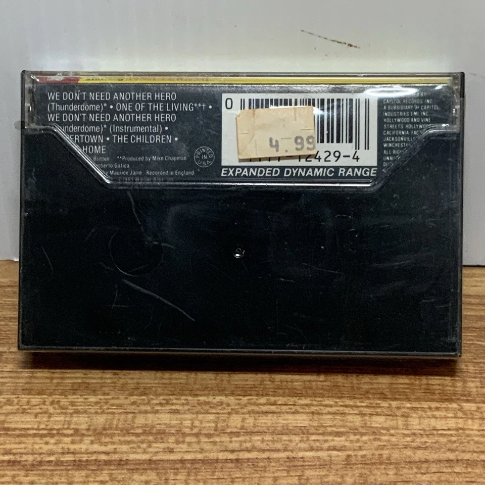 MAD MAX: THUNDERDOME Original Movie Soundtrack Cassette Tape - New Sealed Foto 3 de 3