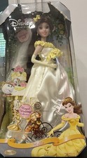 Disney Princess Belle Porcelain Keepsake Doll Royal Wedding NIB 2008