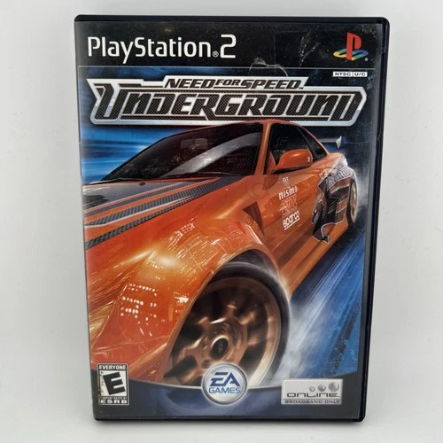 Need for Speed: Underground (Sony PlayStation 2, 2003) CIB Complete, Tested