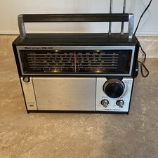 Scanner radio multibanda vintage realistico Patrolman CB-60 AM/FM CB VHF UHF-Funzionante