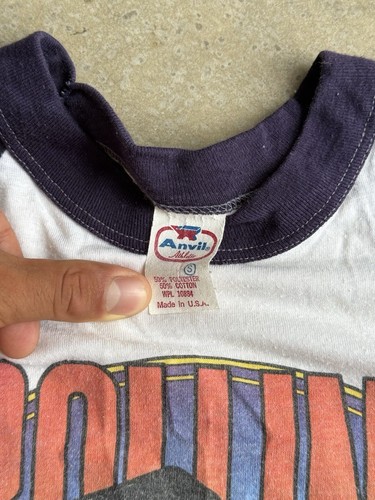 True Vintage Rolling Stones 1981 Tour T-shirt Small Raglan - Picture 3 of 6