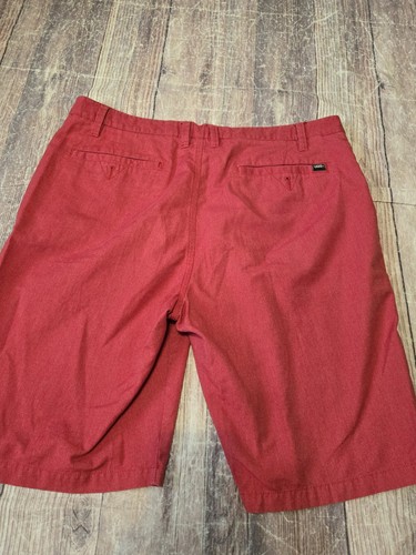 Vans Shorts Herren 36 Taschen leicht Outdoor rot Baumwolle Chino - Bild 6 von 6