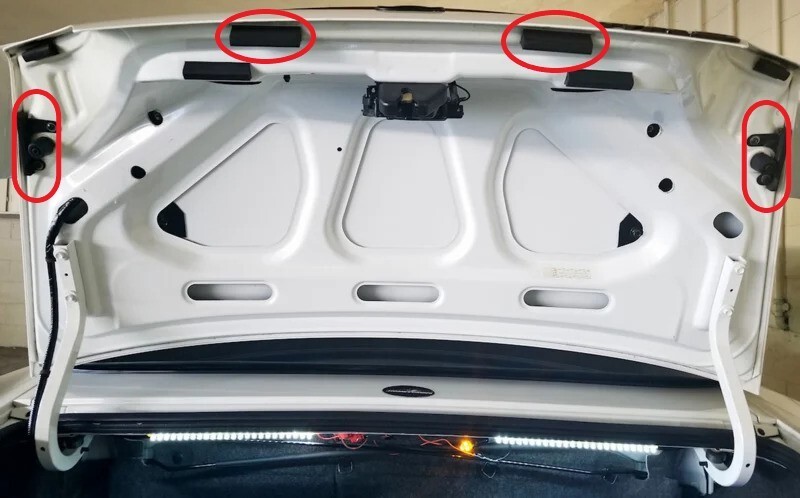 Honda S2000 CR Trunk Reinforcement Package for Larger Wings AP1