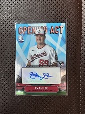 EVAN LEE 2023 Topps Big League Opening Act Rookie RC Autograph Auto #OAA-EL