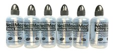 NeilMed Sinus Rinse Refillable Bottles 6 Pack Nasal Irrigation 8oz Bottle 240mL