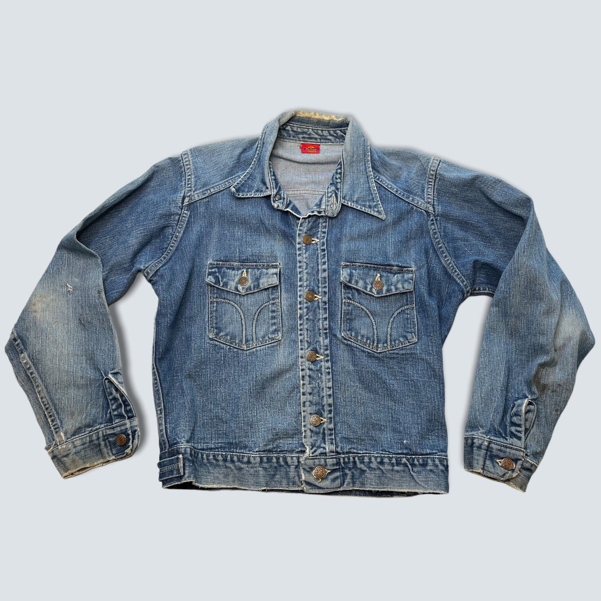 Vintage Denim Jacket 1950s 1960s Dickies Trucker Jean Jacket Vintage Denim Jacket 1950s 1960s Dickies Trucker Jean Jacket