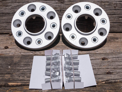 50mm 2x25mm Spurverbreiterung SCC für Mercedes 5x112 + Schrauben Distanzscheibe