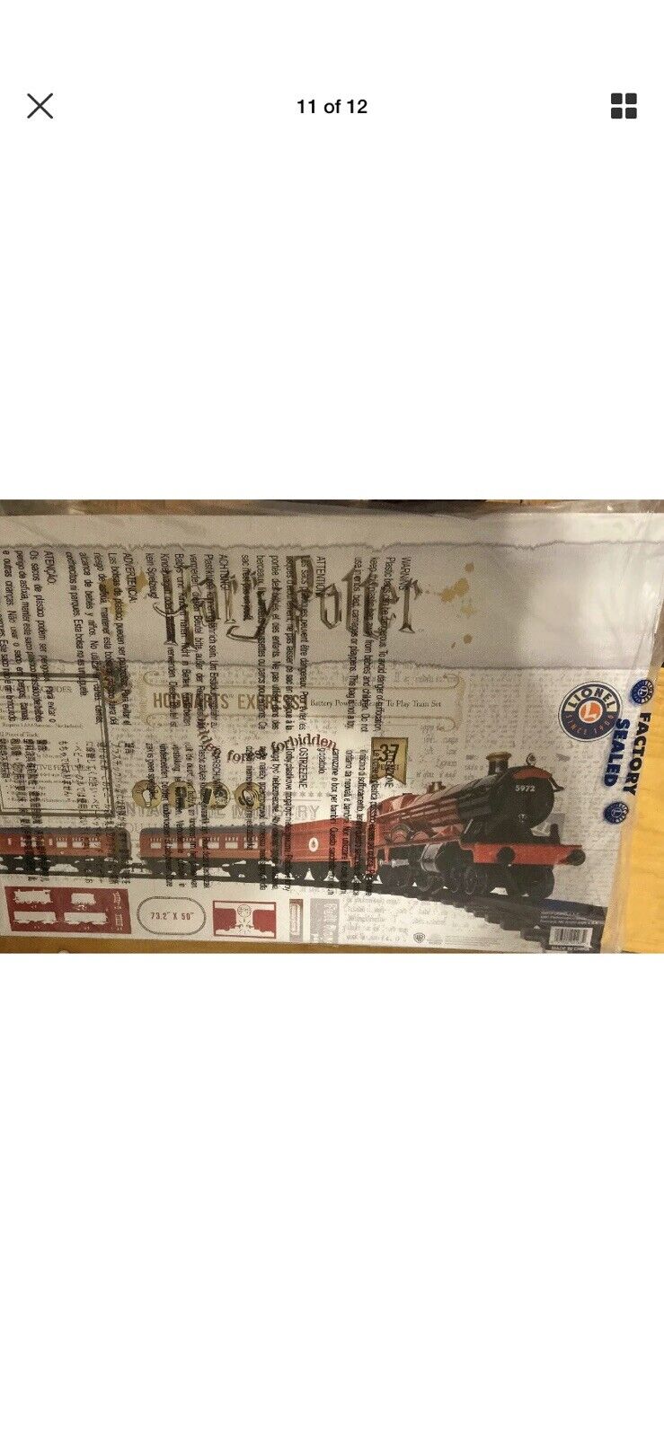 Harry Potter Trem Express Hogwarts Lionel 7-11960 Som E Luz