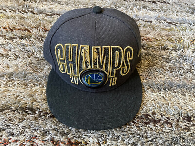 NBA Golden State Warriors New Era 2018 FINALS CHAMPIONS Locker Room Snapback Hat