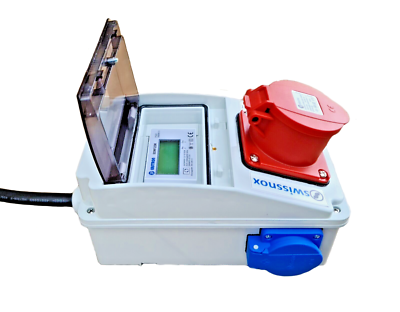 Contatore Mobile CEE Industriale Con Cavo Contatore Elettrico Mobile 32A 380V Trifase - Misuratore Consumi Con Reset E Spina CEE Misuratore Consumi 380V 32A - Foto 9