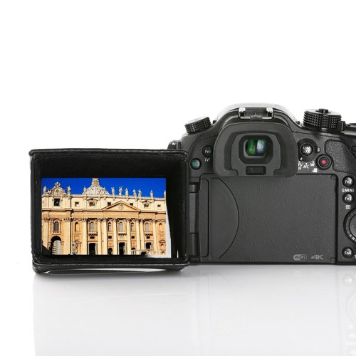 Movo Lh35 Hood Sun Shade for 3.5" Flip-Out Lcd Screen Dslr Camera/Camcorder