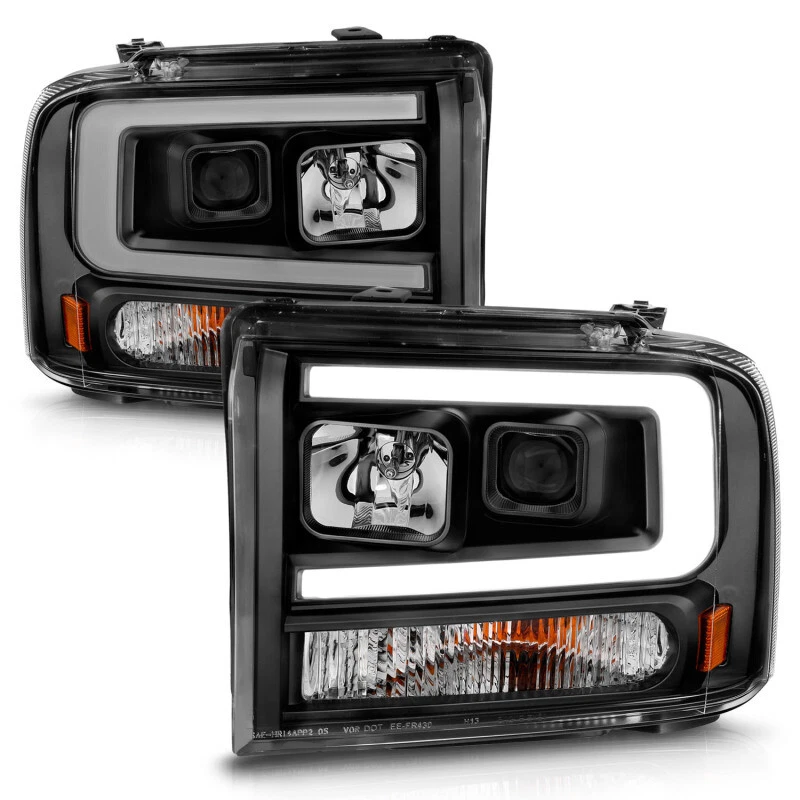 Faros proyectores ANZO para 99-04 Ford F250/F350/F450/Excursion (excl 99) - con Foto 2 de 4