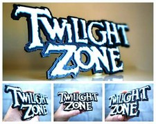 Twilight Zone logo 3D / espositore da scaffale / magnete frigo - flipper da collezione
