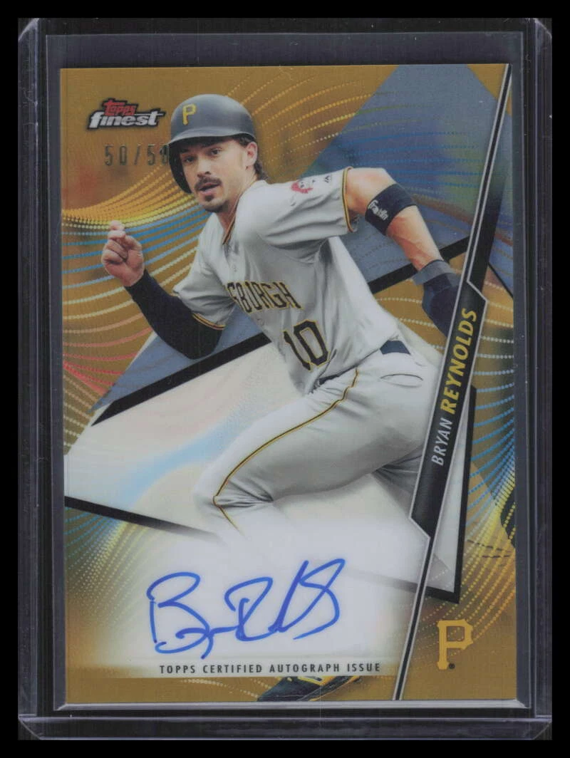2020 Finest Autographs Gold Refractor FABR Bryan Reynolds Auto 50/50