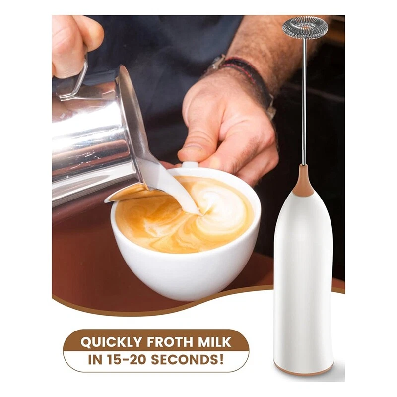 Milk Frother Rechargeable, Rechargeable Milk Frother Handheld Powerful8506