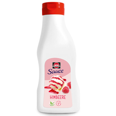 Schwartau Dessert Sauce mit genussvollem Himbeere Geschmack 770ml
