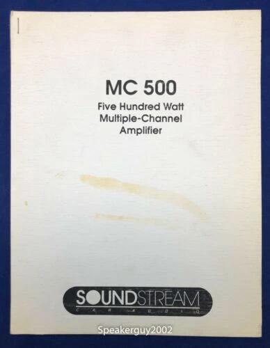 Audio y Video Soundstream Vintage