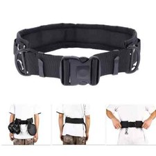 Camera Waist Belt Strap with Hanger Buckle Rings Holder for Lens Bag Case Pouch