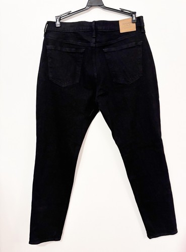Abercrombie Fitch Jeans Mens 34/32 Black Athletic Slim Fit Denim Stretch - Picture 5 of 5