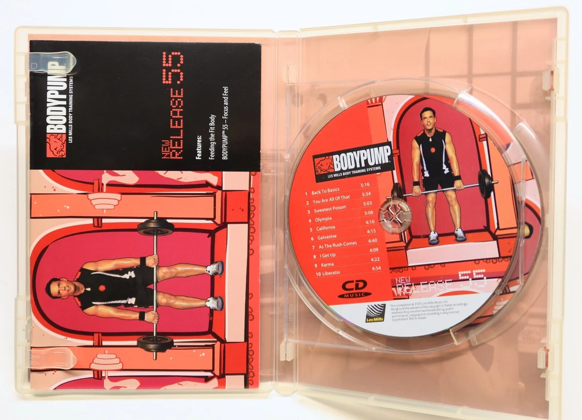 Les Mills Body Pump Release 55 DVD CD with Booklet eBay
