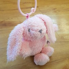 Snuggle Chums Pink Bunny Rabbit Vibrating Jitter Soft toy Plush Pram toys r us 