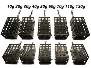 MIYUANGKJ 12 Stück Futterkorb Angeln Feeder, Futterkorb Feeder Zum Angeln Metallkäfig Metall