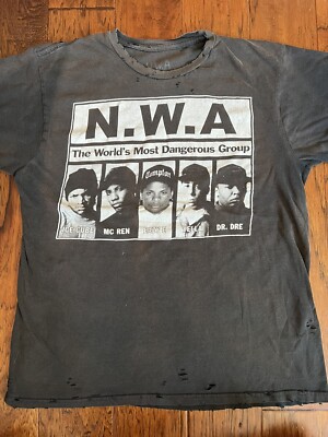 I Am Not A Rapper T Shirt West Coast Rap Hip Hop Destroyed Thrashed T-shirt