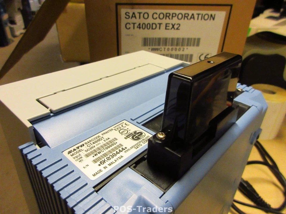 NEW IN BOX Sato CT400 WiFi WIRELESS CT400DT 203DPI EX2 DT Thermal Label Printer - Bild 2 von 4