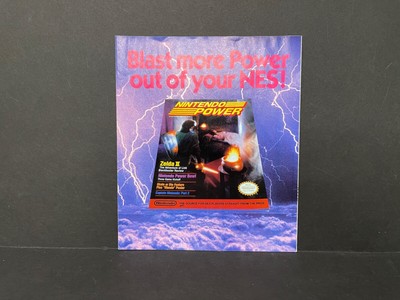 Get More Power Out Of Your Original Nintendo Power Foldout Advert INSERT ONLY