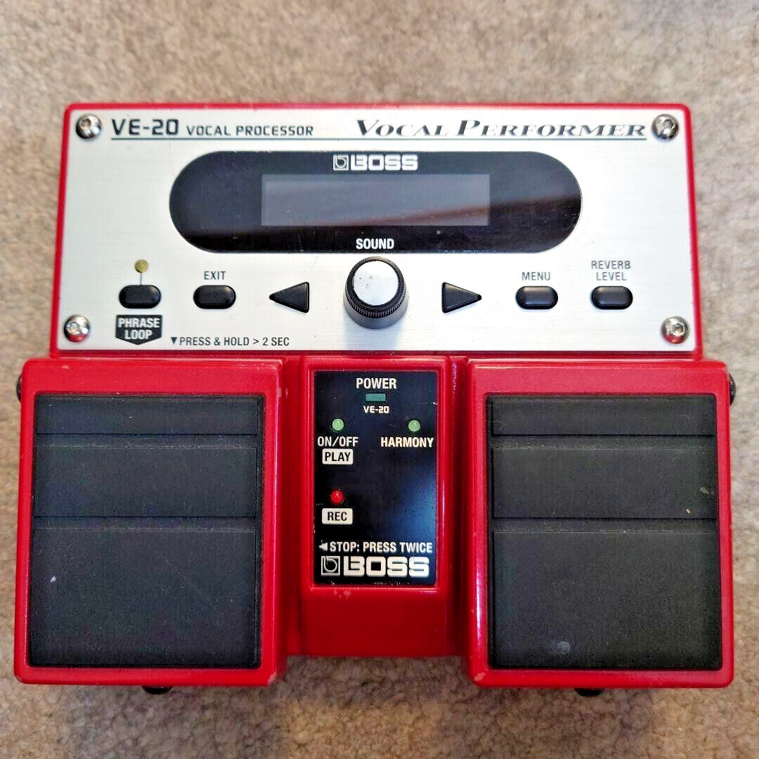 BOSS VE20 Vocal Performer MultiEffect Pedal for Double Harmony eBay