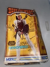 Vntg 1970s MARX GERONIMO FIGURE Fort Apache Fighter W Box And Papers