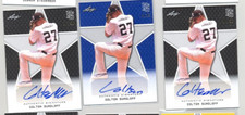 2020 Leaf Perfect Game Auto Three card lot Colton Sundloff