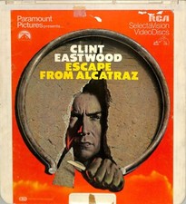 Escape from Alcatraz 1979 Vintage CED Videodisc