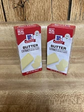 2 Pack McCormick Butter Extract 1oz Each Exp 03/28