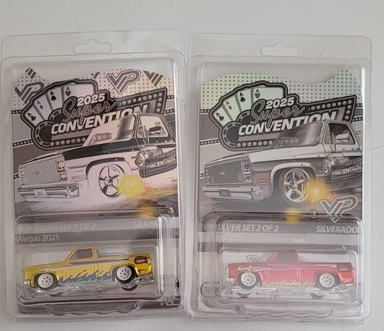 Hot Wheels Convention 2025 Special Set　② Hot Wheels 2025 Super Con Las Vegas Silver VIP Silverado | eBay