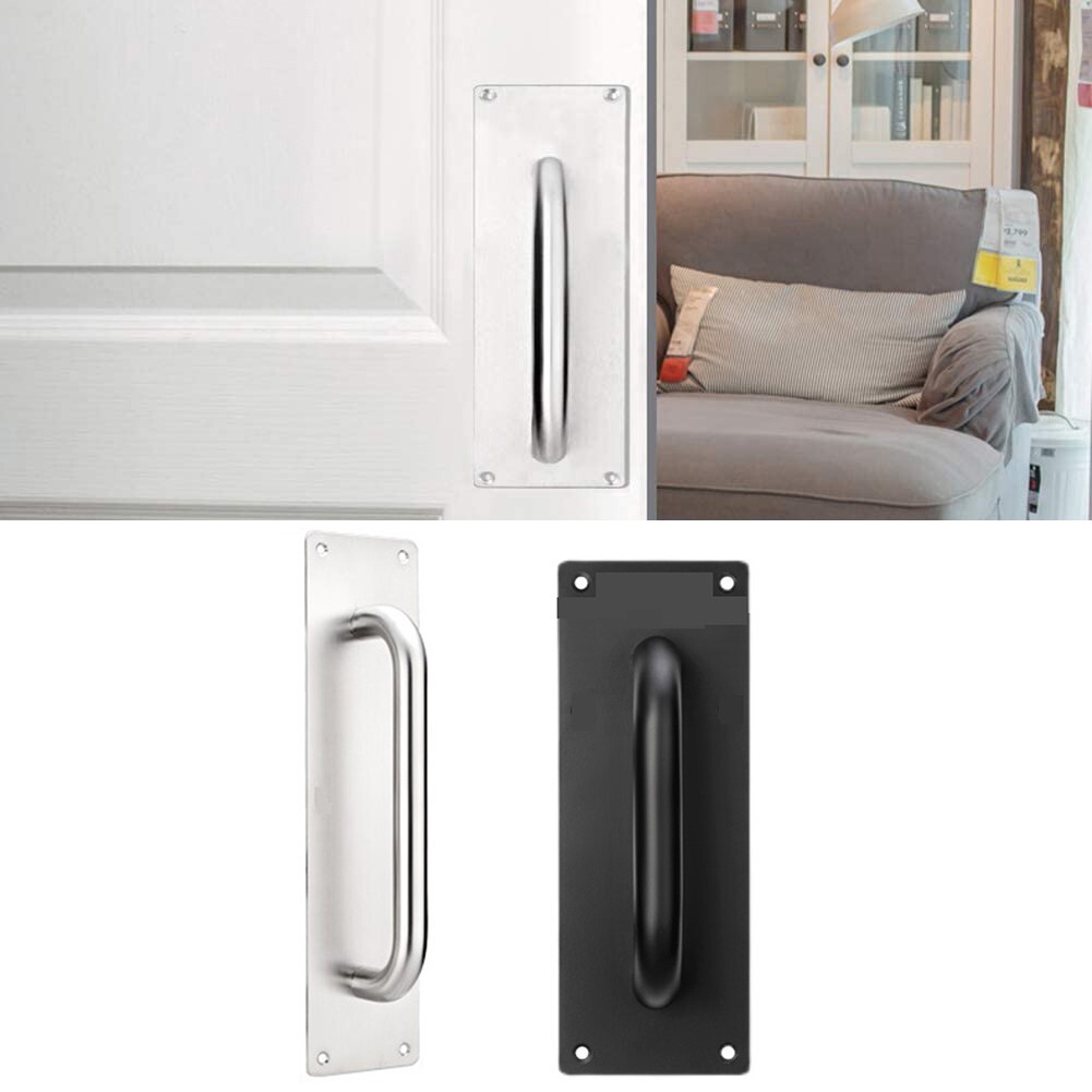 Stainless Steel Sliding Door Handle 200x65mm for Closet Gate Toilet Hardware