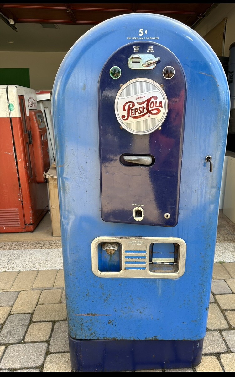 Jacobs 56 Pepsi Cola Vending Machine Light Up ORIGINAL Vendo 44 56