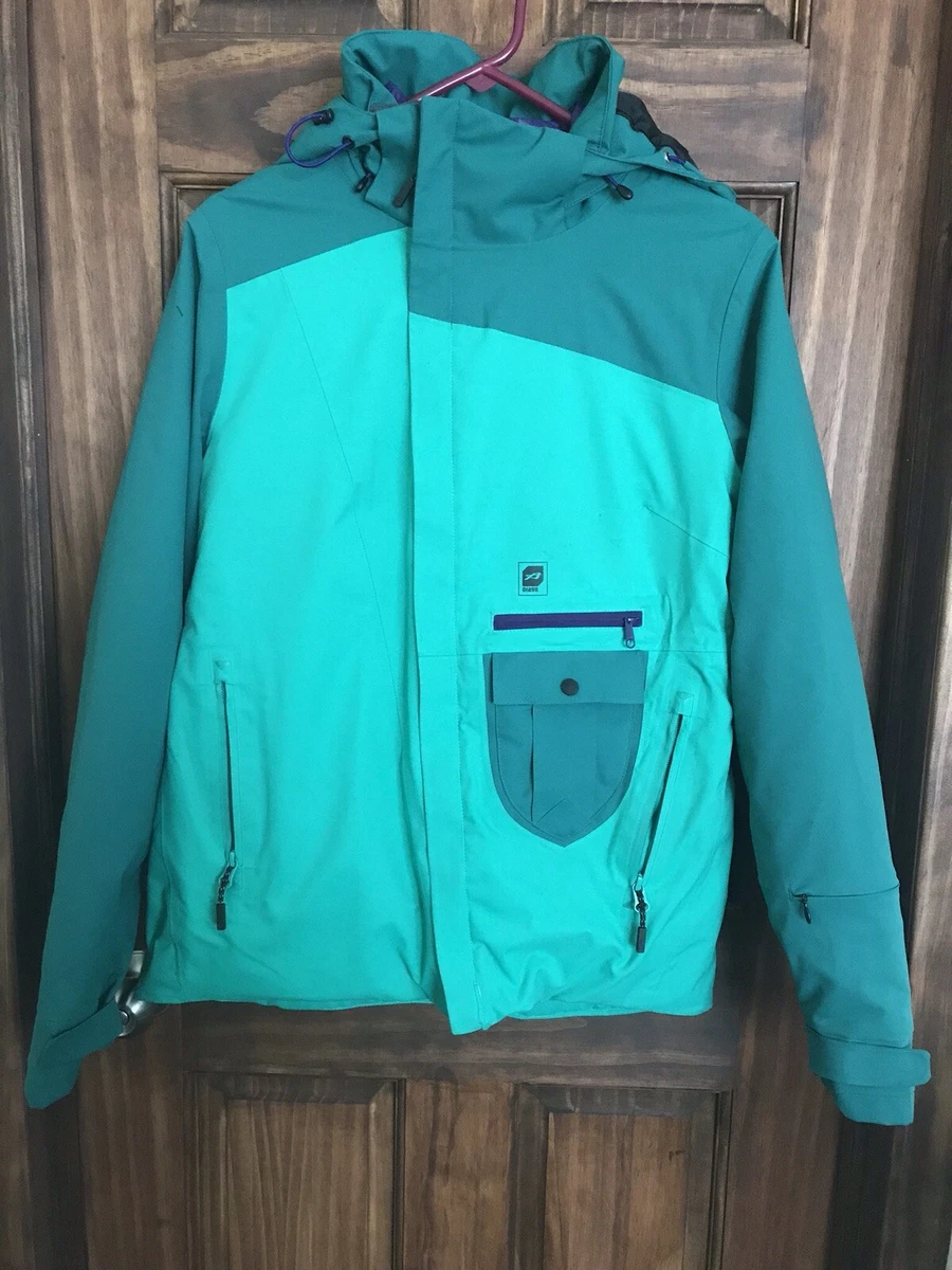 Orage Women s Ivy Ski Jacket Prime 20 2 Ply 20K Waterproof Small Emerald EUC