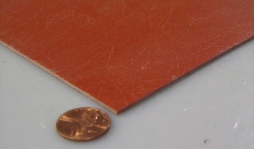 GPO3 Electrical Red Fiberglass Sheet 1/16" Thick x 12.0" Wide x 24.0" Long - Picture 10 of 12