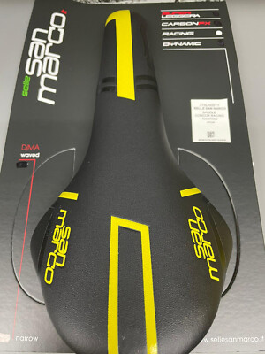 Selle San Marco Saddle Concor Racing Narrow (Pce) Green/Red/Yellow