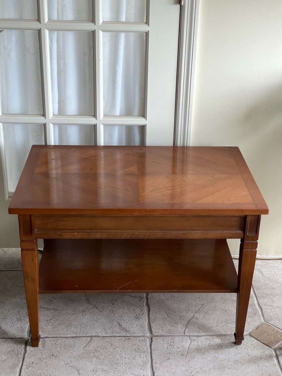 BASSETT FURNITURE■ヴィンテージ■テーブル■ミッドセンチュリー Vintage Mid Century Modern Walnut Bassett two tier side end