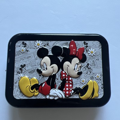 Disney Mickey Mouse & Minnie Cotton Buds Swabs 3D Tin Box Collector Series #6